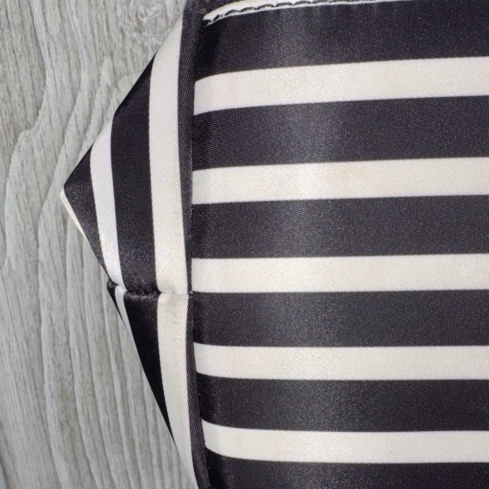 Kate Spade Black and Cream Striped Tote - Picture 9 of 12